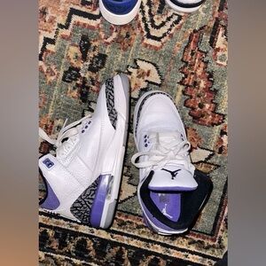 2022 Air Jordan 3 Retro GS, Dark Iris
